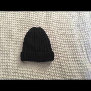 Black winter hat